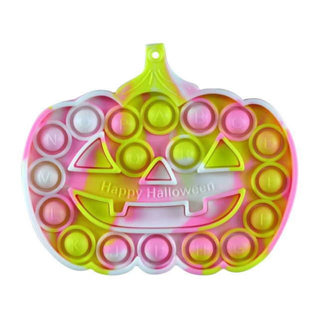 Funny Silicone Glitter Drink Cup Pattern Push Bubble Sensory Toy Hot Antistress Relaxing Fidget Autism Toys for Kids симпл димп