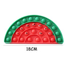 Funny Silicone Glitter Drink Cup Pattern Push Bubble Sensory Toy Hot Antistress Relaxing Fidget Autism Toys for Kids симпл димп