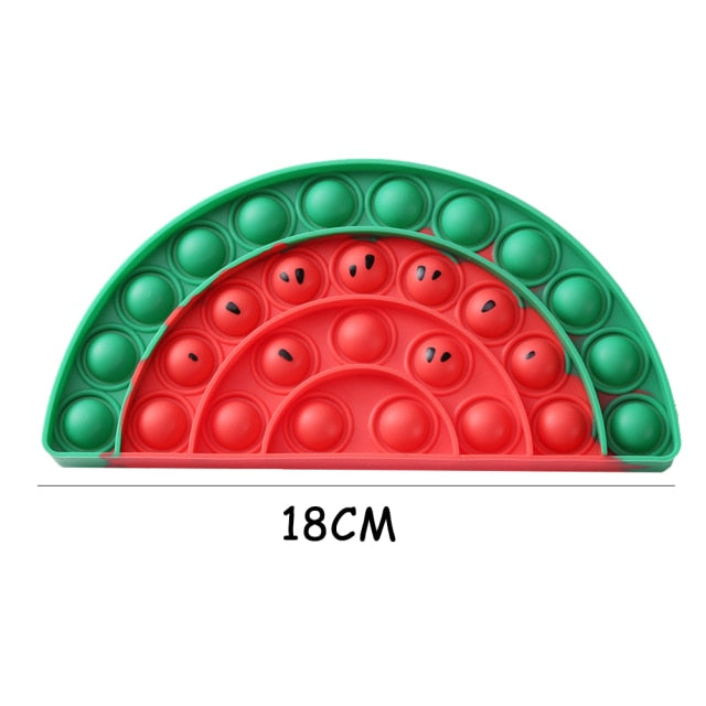 Funny Silicone Glitter Drink Cup Pattern Push Bubble Sensory Toy Hot Antistress Relaxing Fidget Autism Toys for Kids симпл димп