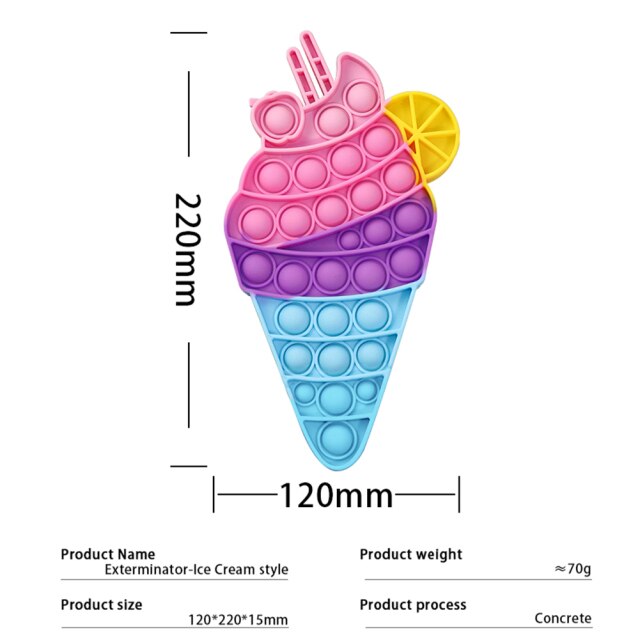 Funny Silicone Glitter Drink Cup Pattern Push Bubble Sensory Toy Hot Antistress Relaxing Fidget Autism Toys for Kids симпл димп