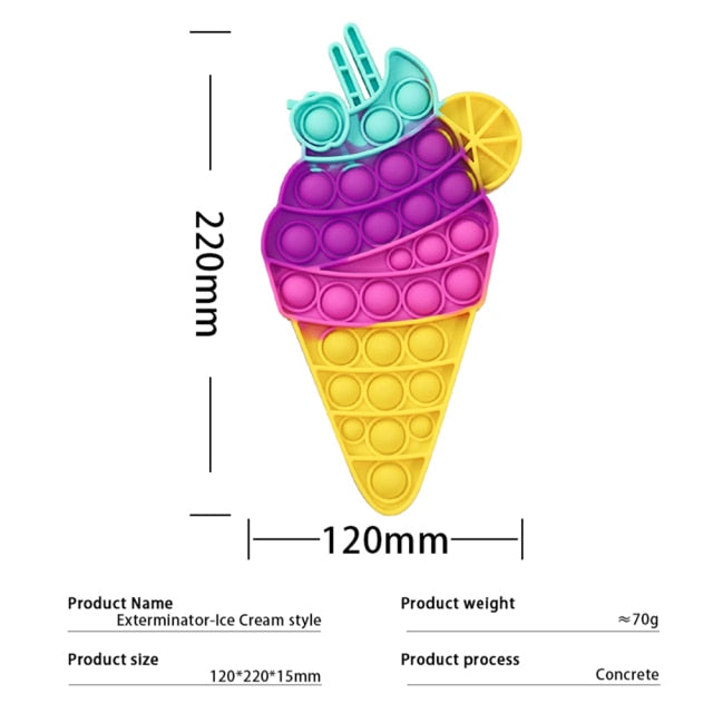 Funny Silicone Glitter Drink Cup Pattern Push Bubble Sensory Toy Hot Antistress Relaxing Fidget Autism Toys for Kids симпл димп