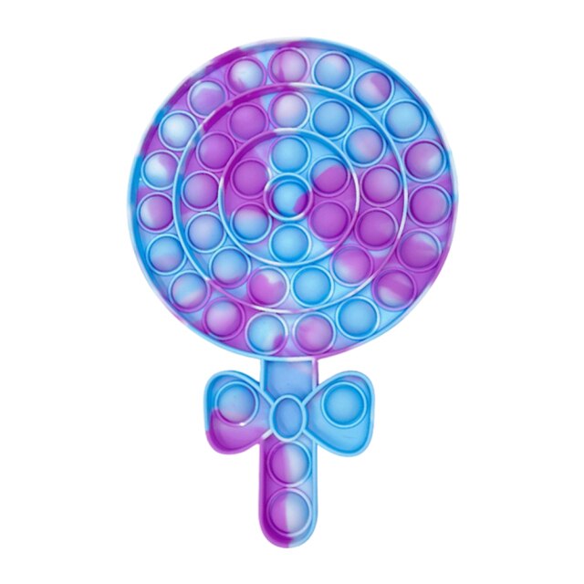 Funny Silicone Glitter Drink Cup Pattern Push Bubble Sensory Toy Hot Antistress Relaxing Fidget Autism Toys for Kids симпл димп