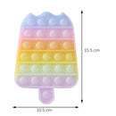 Funny Silicone Glitter Drink Cup Pattern Push Bubble Sensory Toy Hot Antistress Relaxing Fidget Autism Toys for Kids симпл димп