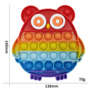 Funny Silicone Glitter Drink Cup Pattern Push Bubble Sensory Toy Hot Antistress Relaxing Fidget Autism Toys for Kids симпл димп