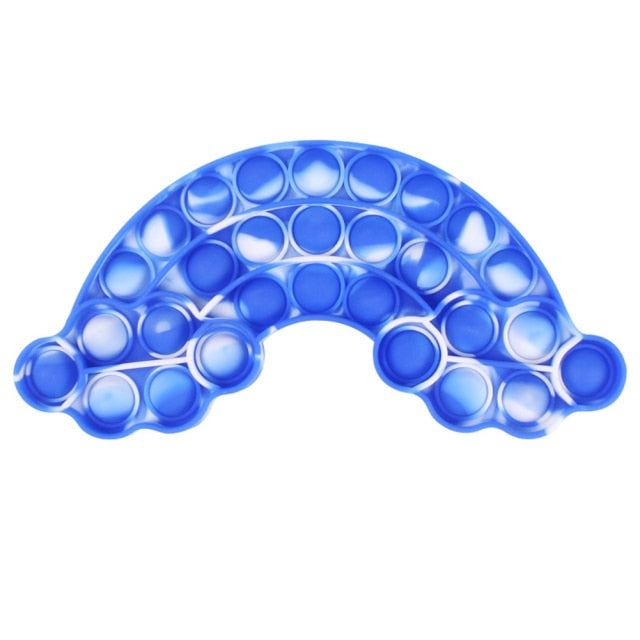 Funny Silicone Glitter Drink Cup Pattern Push Bubble Sensory Toy Hot Antistress Relaxing Fidget Autism Toys for Kids симпл димп