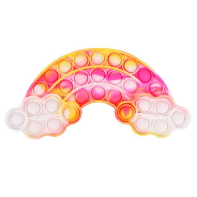 Funny Silicone Glitter Drink Cup Pattern Push Bubble Sensory Toy Hot Antistress Relaxing Fidget Autism Toys for Kids симпл димп