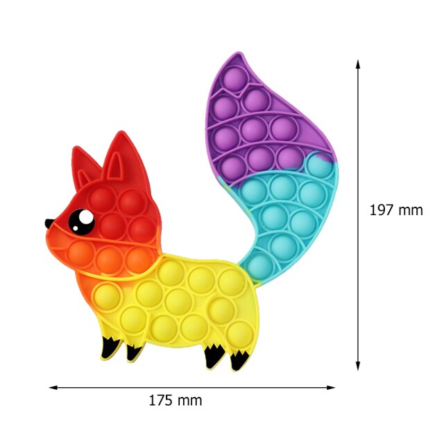 Funny Silicone Glitter Drink Cup Pattern Push Bubble Sensory Toy Hot Antistress Relaxing Fidget Autism Toys for Kids симпл димп