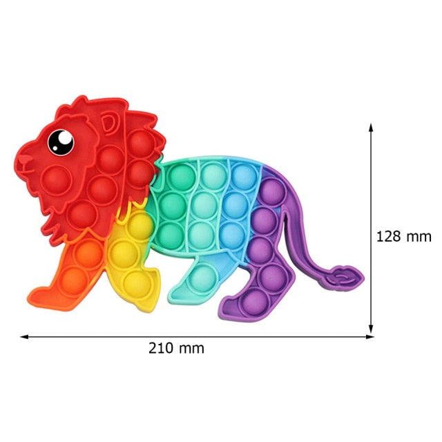 Funny Silicone Glitter Drink Cup Pattern Push Bubble Sensory Toy Hot Antistress Relaxing Fidget Autism Toys for Kids симпл димп