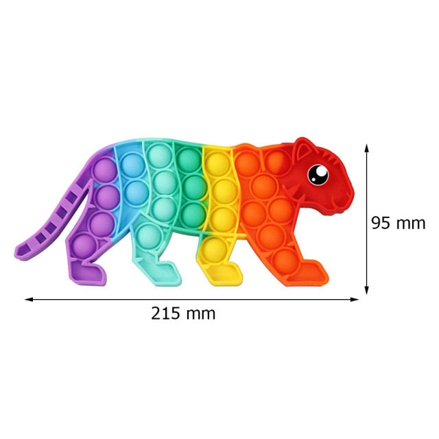 Funny Silicone Glitter Drink Cup Pattern Push Bubble Sensory Toy Hot Antistress Relaxing Fidget Autism Toys for Kids симпл димп