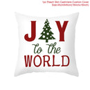 Christmas Cushion Cover Merry Christmas Decorations For Home 2021 Cristmas Ornament Pillow Case Xmas Navidad Gifts New Year 2022