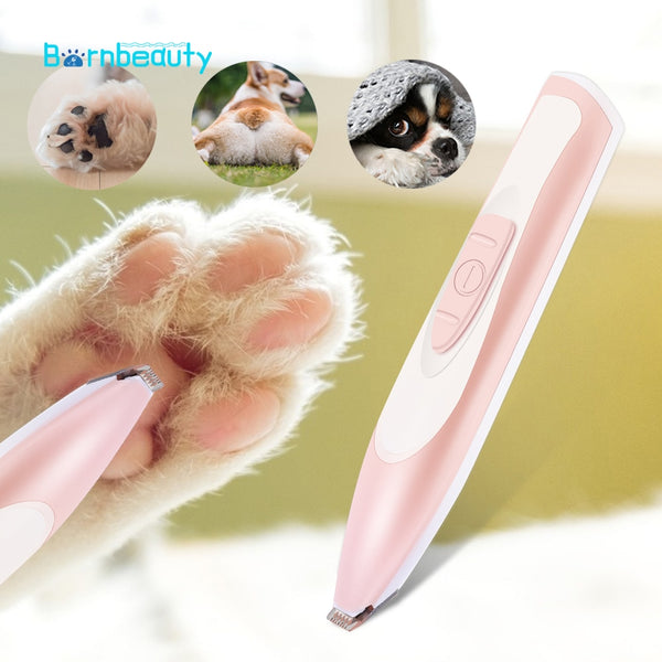 Pet Dog Hair Grooming Trimmer Dog Cat Face Foot Ear Butt Hair Shaver Professional Hairdresser Clipper Recharging Machine Low Noi