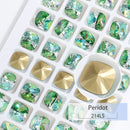K9 Glass Crystals Crafts Pointback Loose Stones Square Crystals For Clothes Bags DIY Jewelry Decoration Garments Strass
