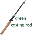 Sougayilang New Telescopic Lure Rod 1.8M 2.1M 2.4M 2.7M Carbon Fiber Cork Wood Handle Spinning Rod Fishing Pole Tackle