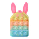 Ice Cream Bubble Toy Rainbow Push Bubble Fidget Toys Sensory Toys Kid Adult Autism Stress Reliever Squeeze Soft Squishy Toy