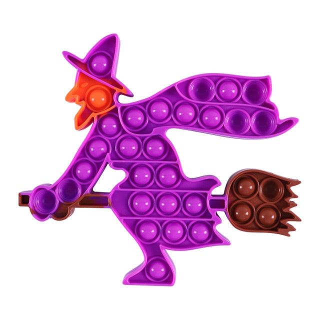 Ice Cream Bubble Toy Rainbow Push Bubble Fidget Toys Sensory Toys Kid Adult Autism Stress Reliever Squeeze Soft Squishy Toy