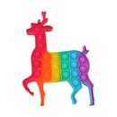 Ice Cream Bubble Toy Rainbow Push Bubble Fidget Toys Sensory Toys Kid Adult Autism Stress Reliever Squeeze Soft Squishy Toy