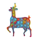 Ice Cream Bubble Toy Rainbow Push Bubble Fidget Toys Sensory Toys Kid Adult Autism Stress Reliever Squeeze Soft Squishy Toy