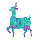 Ice Cream Bubble Toy Rainbow Push Bubble Fidget Toys Sensory Toys Kid Adult Autism Stress Reliever Squeeze Soft Squishy Toy