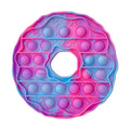 Ice Cream Bubble Toy Rainbow Push Bubble Fidget Toys Sensory Toys Kid Adult Autism Stress Reliever Squeeze Soft Squishy Toy