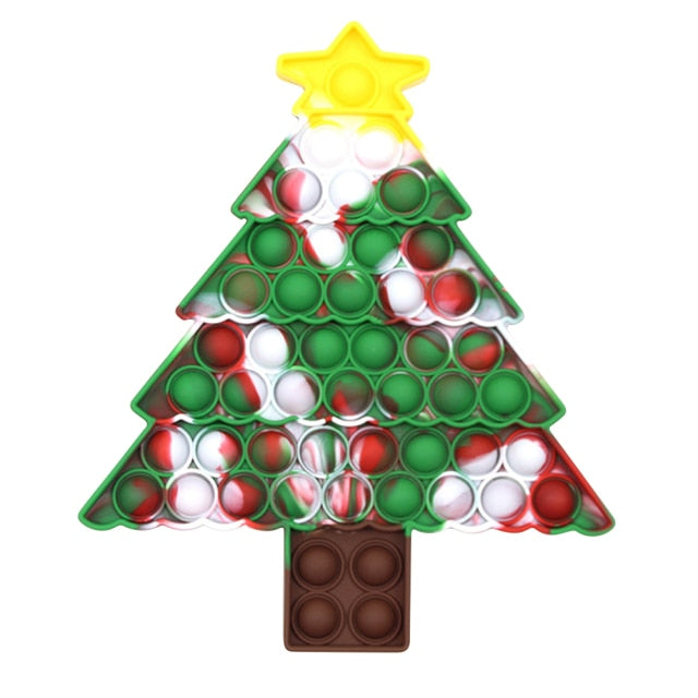 Ice Cream Bubble Toy Rainbow Push Bubble Fidget Toys Sensory Toys Kid Adult Autism Stress Reliever Squeeze Soft Squishy Toy