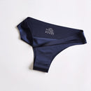 Seamless Panties Women Briefs Nylon Ultra-thin G-string Thongs Low Rise Lingerie Ice Silk Briefs Lady Girls Underwear Plus Size