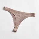 Seamless Panties Women Briefs Nylon Ultra-thin G-string Thongs Low Rise Lingerie Ice Silk Briefs Lady Girls Underwear Plus Size