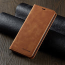 Magnetic Leather Case For iPhone 13 12 Mini 11 Pro XS Max XR 7 8 6 6s Plus 5s SE Luxury Wallet Flip Card Slot Stand Phone Cover