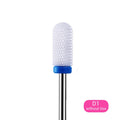 3/32'' Ceramic Nail Drill Bits Rotate Burr Milling Cutter Bits Manicure Cutter Pedicure Tools Electric Nail Drill Accessories