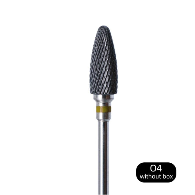 3/32'' Ceramic Nail Drill Bits Rotate Burr Milling Cutter Bits Manicure Cutter Pedicure Tools Electric Nail Drill Accessories
