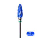 3/32'' Ceramic Nail Drill Bits Rotate Burr Milling Cutter Bits Manicure Cutter Pedicure Tools Electric Nail Drill Accessories