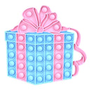 New Fidget Toys Antistress Toys Push Bubble Silicone for Children Adult Stress Reliever Squeeze Board Fidget Game frete grátis