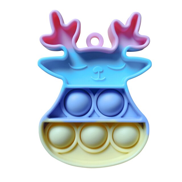 Push  Bubble Fidget Sensory Toy Antistress Push Bubble  Fidget Toy Brain Train Stress Relief for Autism Squeeze Toys