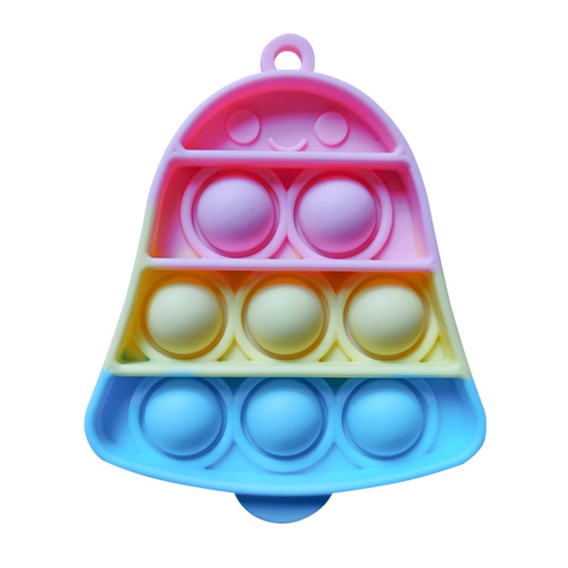 Push  Bubble Fidget Sensory Toy Antistress Push Bubble  Fidget Toy Brain Train Stress Relief for Autism Squeeze Toys