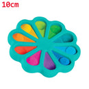 Fidget Simple Dimple Anxiety Autism Toys Flower Fidget Toys Stress Relief Hand Toys Early Educational for Kids Adults baby gift