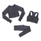 SEVEN SKIN 2/3/5PCS Seamless Women Yoga Set Gym Fitness Sportswear Long Sleeve Crop Top Clothing High Waist Leggings Sport Suits