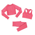 SEVEN SKIN 2/3/5PCS Seamless Women Yoga Set Gym Fitness Sportswear Long Sleeve Crop Top Clothing High Waist Leggings Sport Suits