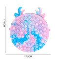 Cute Bag Fidget Toys Reliver Stress Toy Rainbow Push Bubble Simple Dimmer Antistress Toy Children Sensory Game Toy Backpack