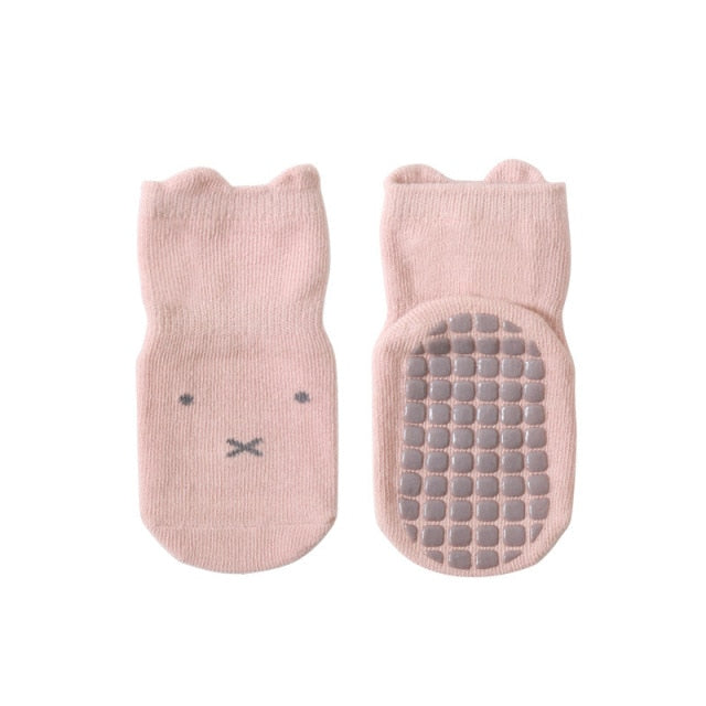 Autumn Winter Baby Socks Children Floor Socks Combed Cotton Baby Non-Slip Toddler Socks Newborn Cartoon Cotton Socks