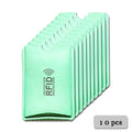 Anti Rfid Card Holder NFC Blocking Reader Lock Id Bank Card Holder Student Cute ID Cards Wallet Passport Business Bancaire Case