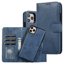 Luxury Leather Removable Case For iPhone SE 2020 12 13 Mini 11 Pro XR XS Max 6 6s 7 8 Plus 5 5s Flip Wallet Card Phone Bag Cover