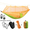 Camping/garden Hammock with Mosquito Net Outdoor Furniture 1-2 Person Portable Hanging Bed Strength Parachute Fabric Sleep Swing