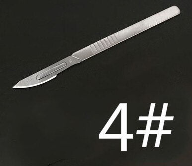 Metal Scalpel 11 Antiskid Knife Craft Carving Knife Mobile Phone Notebook Computer PCB Maintenance Manual Tool Blade