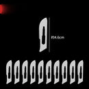 Metal Scalpel 11 Antiskid Knife Craft Carving Knife Mobile Phone Notebook Computer PCB Maintenance Manual Tool Blade