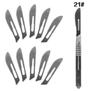 Metal Scalpel 11 Antiskid Knife Craft Carving Knife Mobile Phone Notebook Computer PCB Maintenance Manual Tool Blade