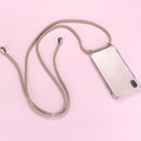 Strap Cord Travel Necklace Lanyard Mobile Phone Case For iPhone 11 12 13Pro Max  XS XR X  7 8Plus
