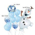 elsa Disney Frozen princess helium balloons 32inch number Baby shower girl foil globos birthday party decorations kids toys