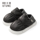 UTUNE New 2021 Toast Winter Women Slippers Warm Indoor Thick Sole Men Home Shoes Plush Dual purpose Shoe Light Outside Slippers