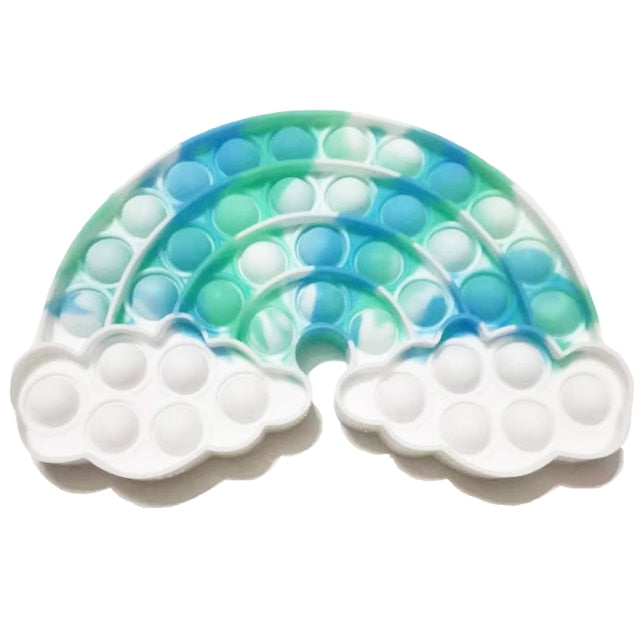 Animal Fidget Toys for Children Adults Kawaii Trend Figet Toy Kids Fun Push Bubble down Antistress toy Girls Boys Birthday Gift