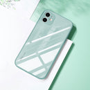 ASTUBIA Square Tempered Glass Case For iPhone 11 12 13 Pro Max Case Anti-knock Fram Cover For IPhone X XS MAX XR 7 8 Plus