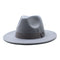 2021 New Hot Wide Brim Felt Fedora Hats With Bee Ribbon Autumn Winter Wedding Party Trilby Hat Men Gentleman Jazz Hats 56-58CM